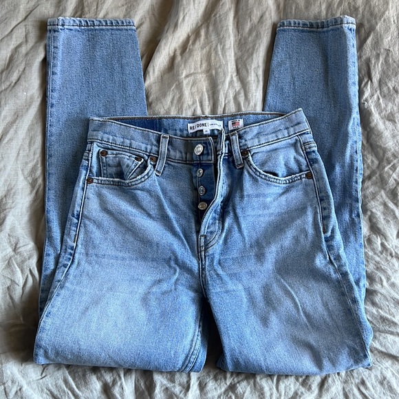 Re/Done | Straight Leg Jeans - Picture 2 of 9